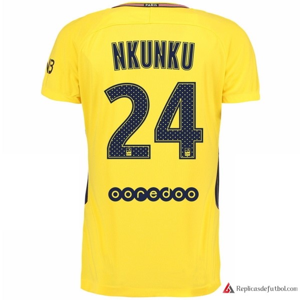 Camiseta Paris Saint Germain Segunda equipación Nkunku 2017-2018